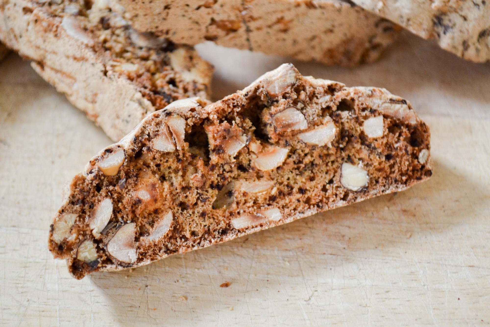 Cappuccino Biscotti w/ Hazelnuts & Chocolate Chips Recipe Scranton